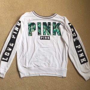 PINK limited edition crew neck sweatshirt